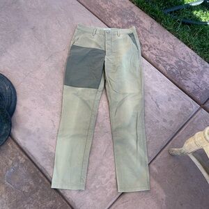 Baldwin Carter Pants Khaki Canvas Outdoor Button Fly Chino